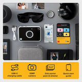 KODAK Printomatic+ Instant Print Camera (Black) 10MP,  RGB LED, Zink Photo Prints