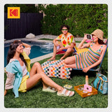 KODAK Printomatic+ Instant Print Camera (Black) 10MP,  RGB LED, Zink Photo Prints