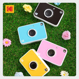 KODAK Printomatic+ Instant Print Camera (Black) 10MP,  RGB LED, Zink Photo Prints