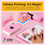 KODAK Printomatic+ Instant Print Camera (Pink) 10MP,  RGB LED, Zink Photo Prints