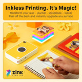 KODAK Printomatic+ Instant Print Camera (Yellow) 10MP,  RGB LED, Zink Photo Prints