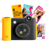 KODAK Smile+ Wireless Digital Instant Print Camera with Effect-changing Lens - Black