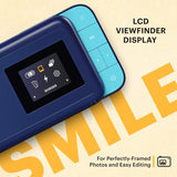 KODAK Smile Instant Print Camera (Blue) Gift Bundle