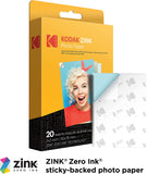 Kodak Smile Instant Print Camera (Blue) Go Bundle