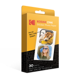 Kodak 2”x3” Zink Pre-Cut Sticker Photo Paper 30 Sheets
